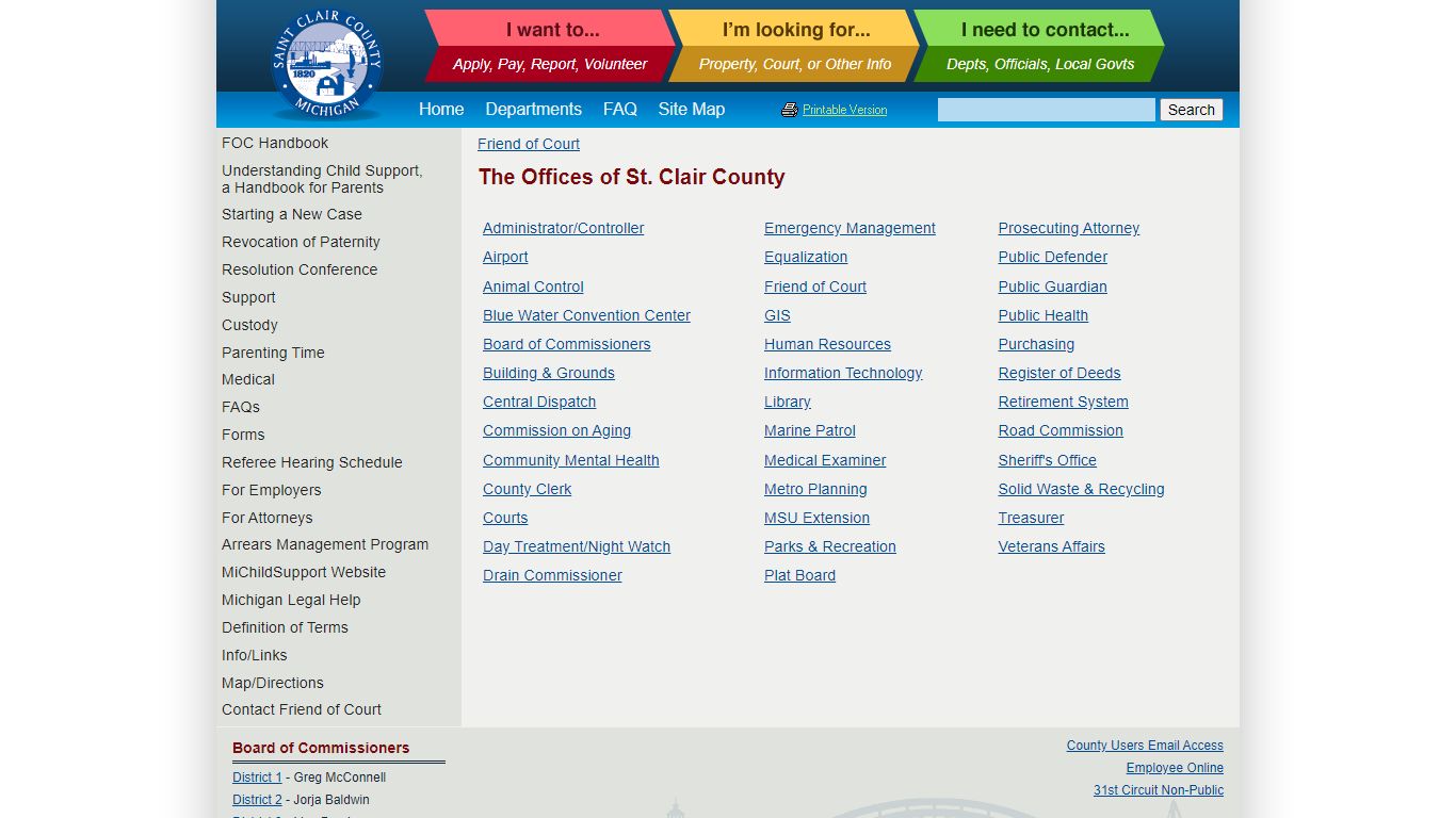 The Offices of St. Clair County